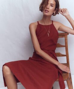 Women's Linen Casual Day Dress