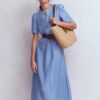 Women's Linen A-Line Dress