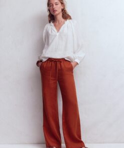 Women's Linen Midi Dress